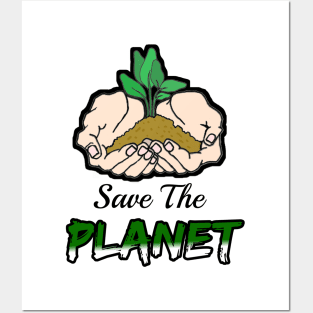 Save the planet Posters and Art